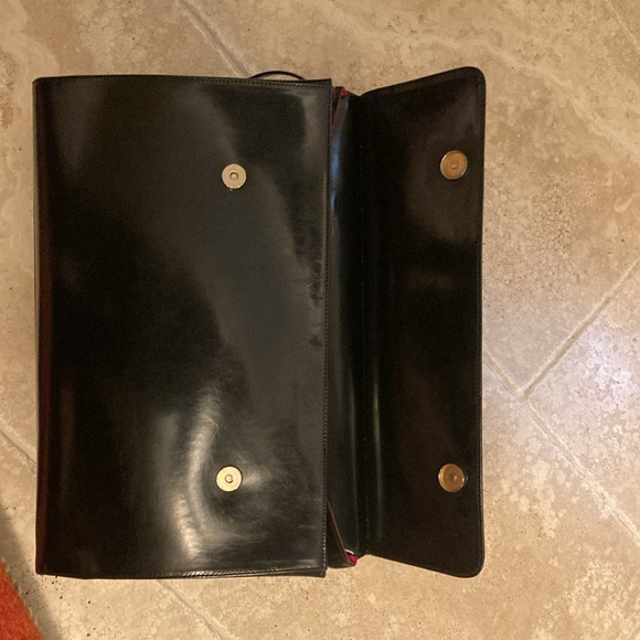 DIOR Lady Dior Black Patent Briefcase with Detachable strap - Picture 11 of 13